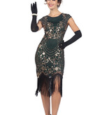 Charleston 20's Jurk Groen Premium