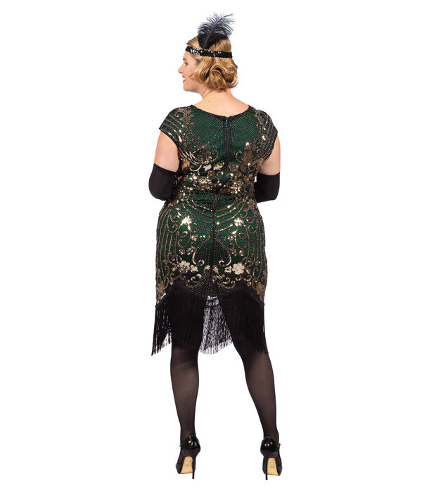 Charleston 20's Jurk Groen Premium