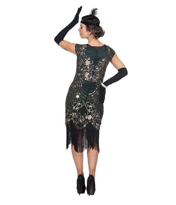 Charleston 20's Jurk Groen Premium