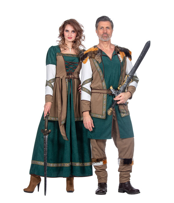 Viking Warrior Jurk Dames Premium