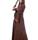 Kasteeldame Jurk Bruin/Oranje Premium