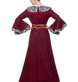 Luxe Koninginnen Jurk Bordeaux