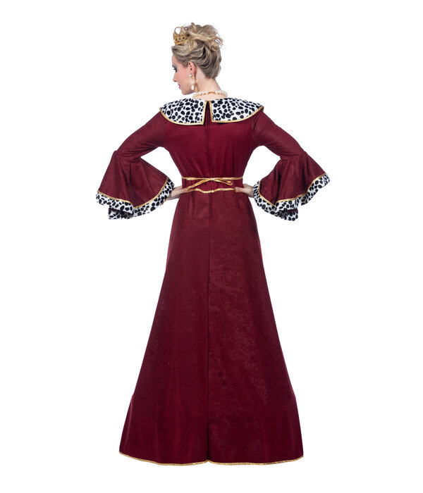 Luxe Koninginnen Jurk Bordeaux