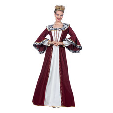 Luxe Koninginnen Jurk Bordeaux