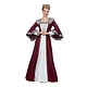Luxe Koninginnen Jurk Bordeaux