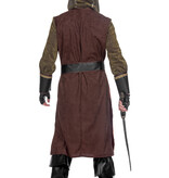 Kasteelheer Kostuum Heren Bruin/Oranje Premium