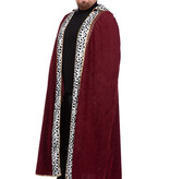 Luxe Koningsmantel Heren Bordeaux