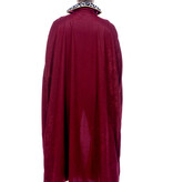 Luxe Koningsmantel Heren Bordeaux