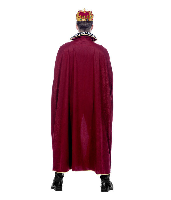 Luxe Koningsmantel Heren Bordeaux