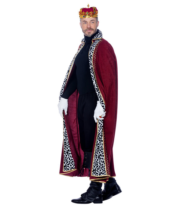 Luxe Koningsmantel Heren Bordeaux