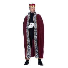 Luxe Koningsmantel Heren Bordeaux