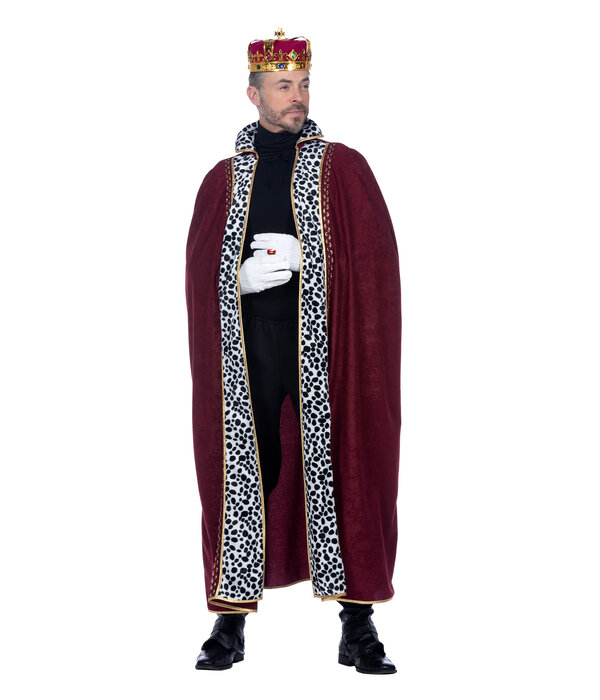 Luxe Koningsmantel Heren Bordeaux