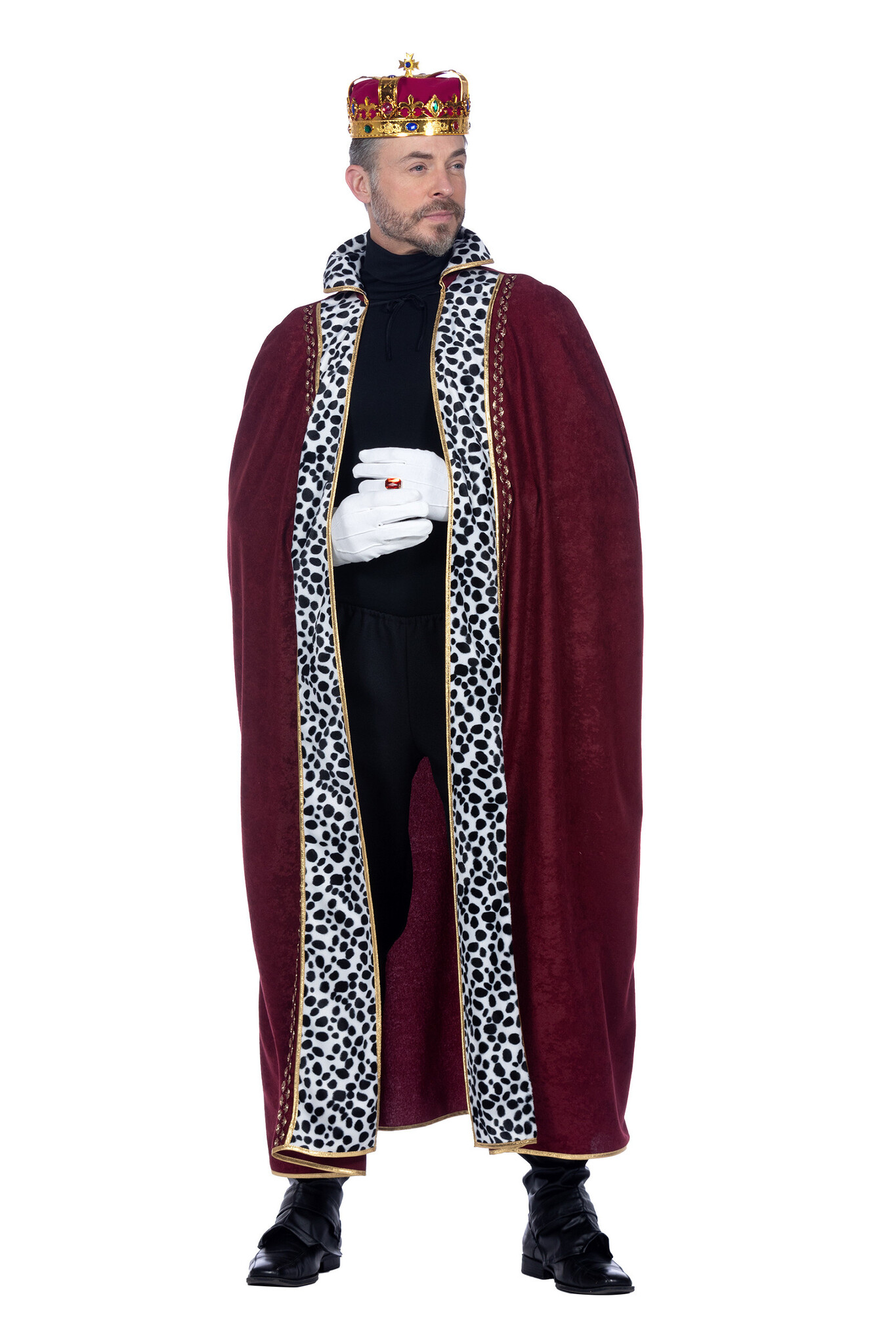 Luxe Koningsmantel Heren Bordeaux afbeelding