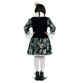 Zilver Zwarte Barok Jurk Meisjes