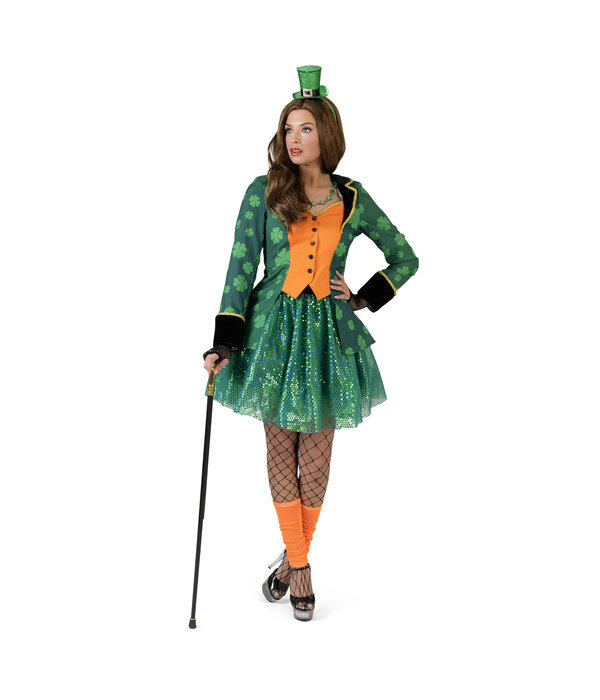 St. Patricks Day Slipjas Dames Groen/Oranje
