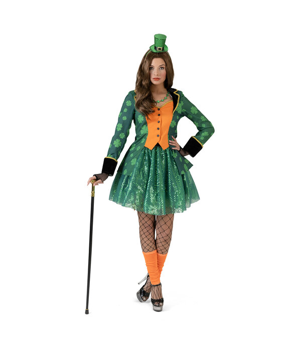 St. Patricks Day Slipjas Dames Groen/Oranje