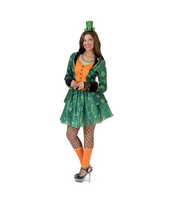 St. Patricks Day Slipjas Dames Groen/Oranje