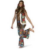 Hippie Broek Boho Vierkant Dames