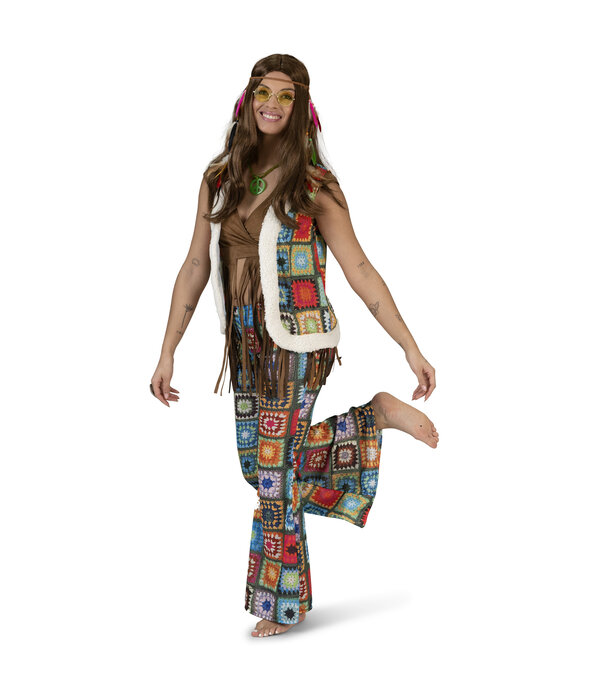 Hippie Broek Boho Vierkant Dames