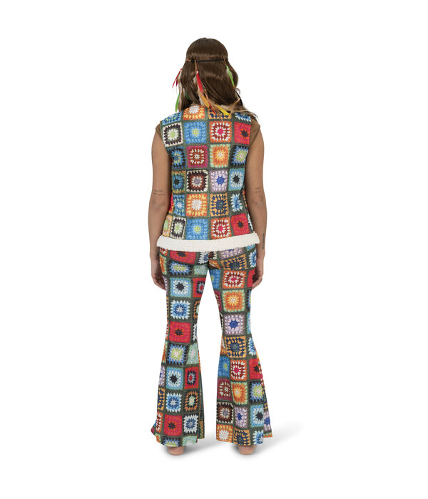 Hippie Broek Boho Vierkant Dames