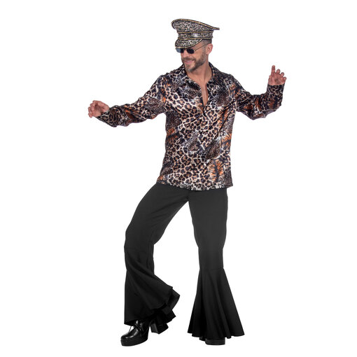 Party Blouse Panter Luipaard Heren