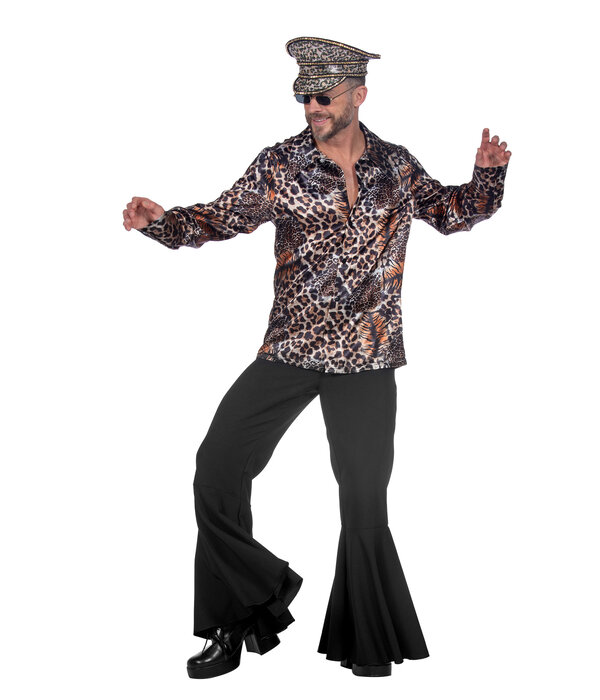 Party Blouse Panter Luipaard Heren
