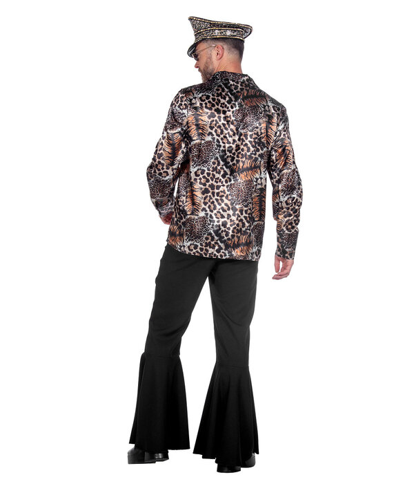 Party Blouse Panter Luipaard Heren