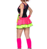 80's Jurkje Neon Dames Multikleur