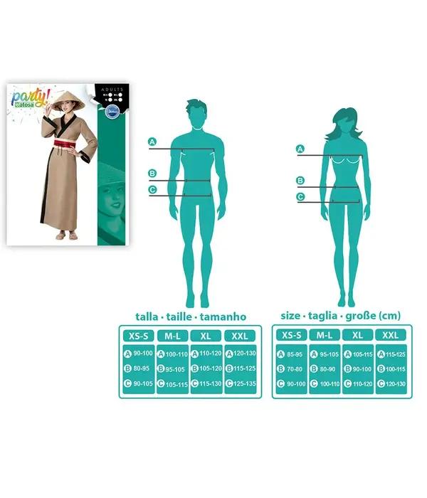 Chinees Kostuum Dames Bruin Limei