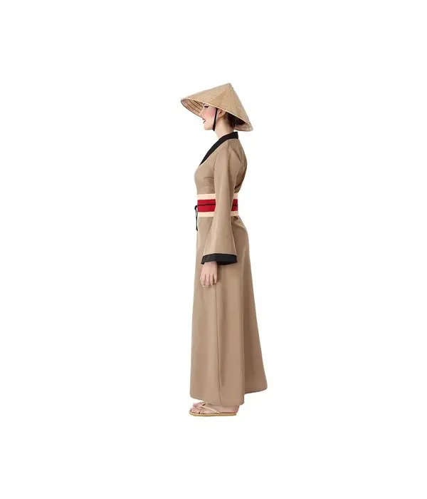 Chinees Kostuum Dames Bruin Limei