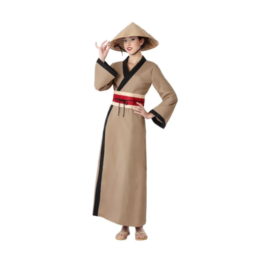 Chinees Kostuum Dames Bruin Limei