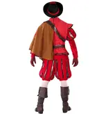 Musketier Kostuum Bordeau Heren Armand