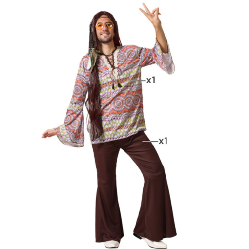 Kostuum Hippie Heren Gregory