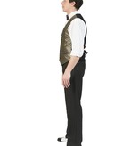 Disco Gilet Heren Goud/Zwart