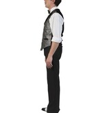 Disco Gilet Heren Zilver/Zwart