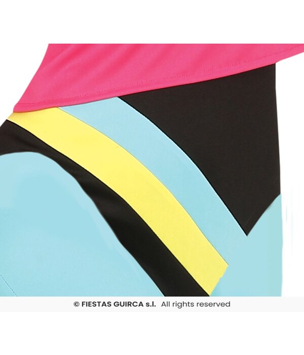 80's Sportoutfit Kostuum Vrouw Sandra