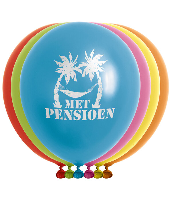 Ballonnen Met Pensioen - 12 stuks