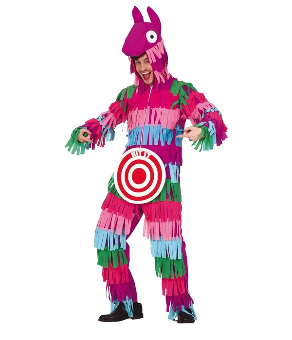 Pinata Lama Met Dartbord Kostuum Heren