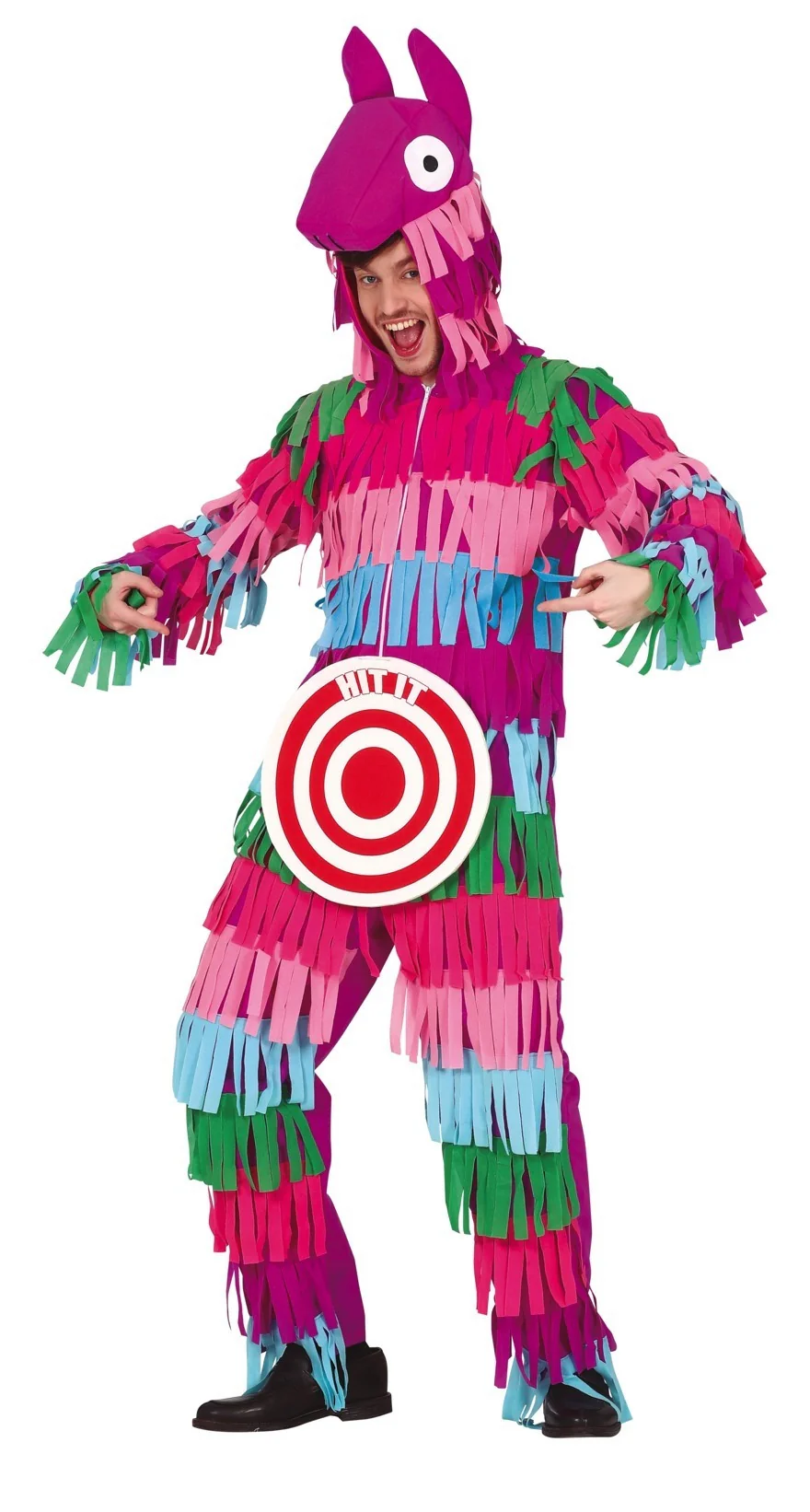 Pinata Lama Met Dartbord Kostuum Heren afbeelding