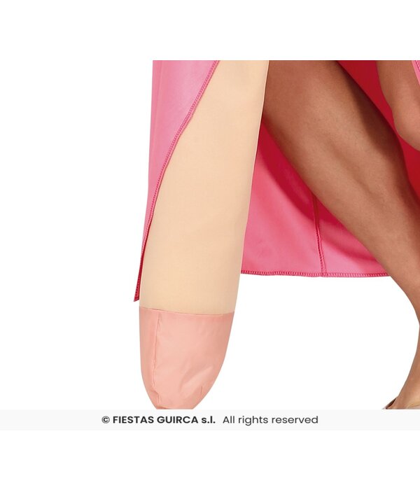 Big Drag Queen Man Kostuum Pink