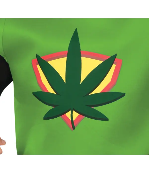 Rookmachine Kostuum Groen Heren