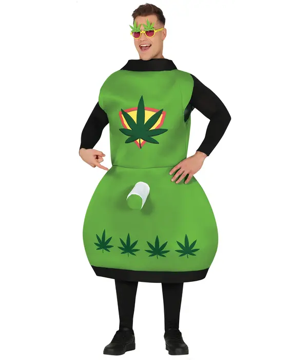 Rookmachine Kostuum Groen Heren