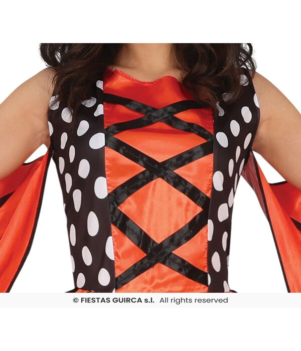 Vlinder Jurk Dames Oranje Amira