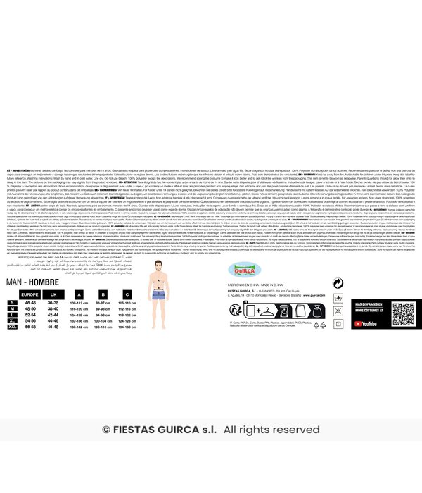 Garnalen Pak Carnaval Volwassenen