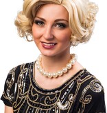 30's Pruik Dames Blond Adriana