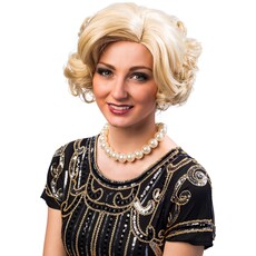 30's Pruik Dames Blond Adriana