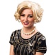 30's Pruik Dames Blond Adriana