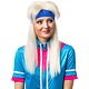80's Aerobics Pruik Blond met Hoofdband