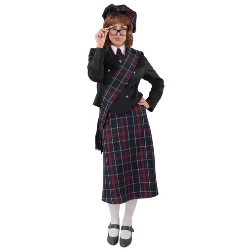 Schotse Verkleedset Dames Deluxe 4-delig