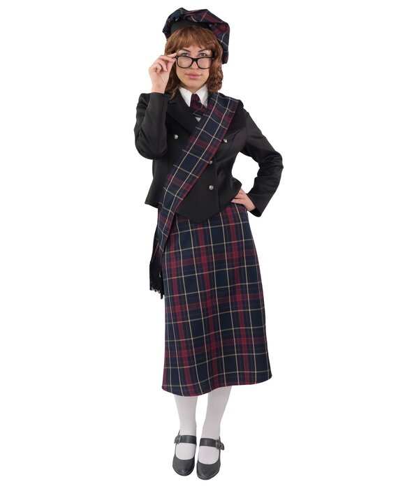 Schotse Verkleedset Dames Deluxe 4-delig